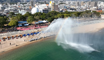 令和5年別府市消防出初式の写真