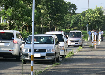 古市町国道10号線側生活道路